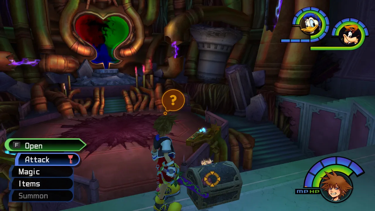 Hollow Bastion Grand Hall Oblivion Chest